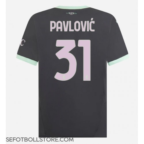 AC Milan Strahinja Pavlovic #31 Replika Tredje Tröja 2024-25 Kortärmad